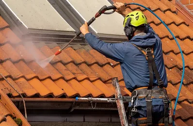 Démoussage et hydrofuge de toiture à Fressac